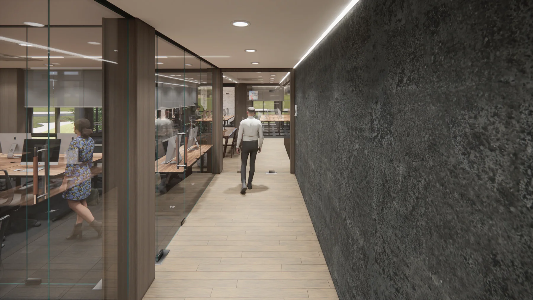 Bangpra Office · 3D visualisation.