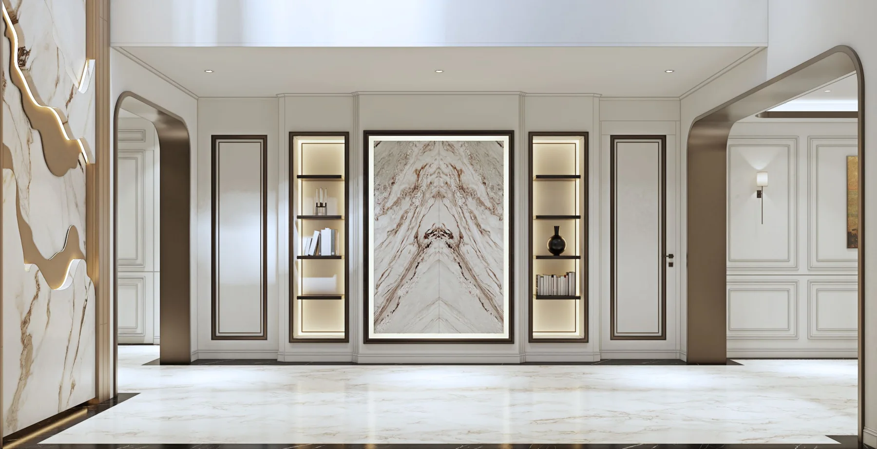 Classical Residence · 3D visualisation.